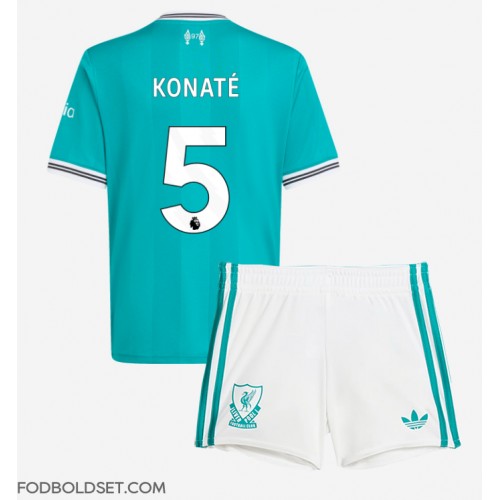 Liverpool Ibrahima Konate #5 Tredje trøje Børn 2025-26 Kortærmet (+ Korte bukser)